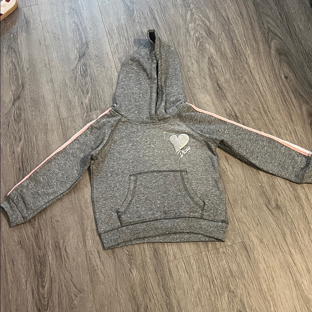 DKNY Charcoal Knit Top